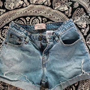 levi strauss denim shorts